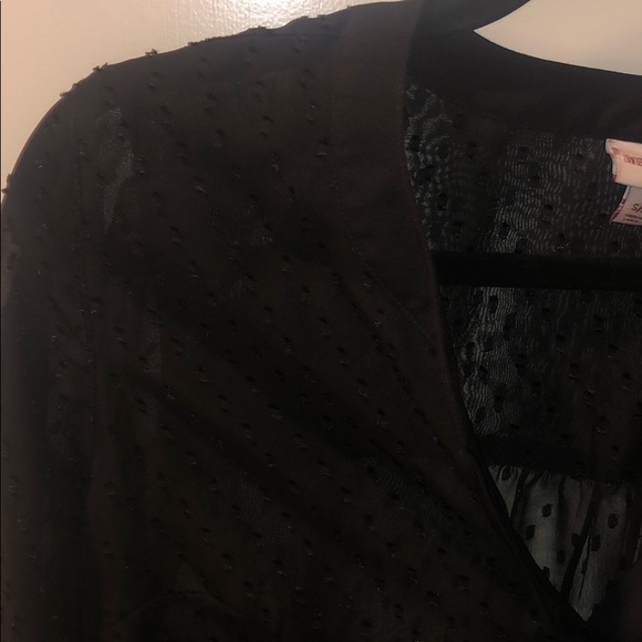 Black tunic dress shirt - Picture 2 of 4